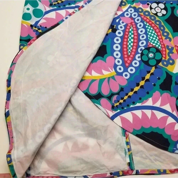 {J. Crew} Tie-back Tulip Skirt Ratti Kaleidoscope - Picture 9 of 15